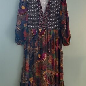 FARM Rio Vibrant Patterned Maxi Dress